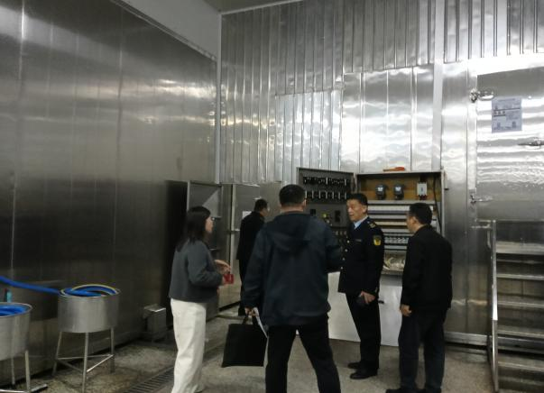 安全管理部門對(duì)健達(dá)公司進(jìn)行安全隱患問(wèn)題復(fù)查工作