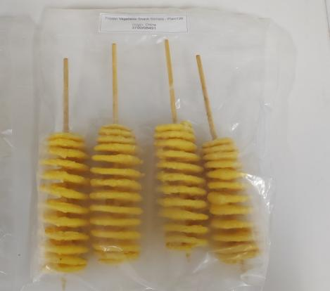 面食車間最新研發(fā)“薯塔”產品